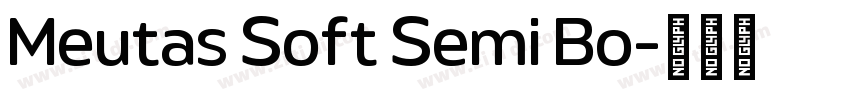 Meutas Soft Semi Bo字体转换